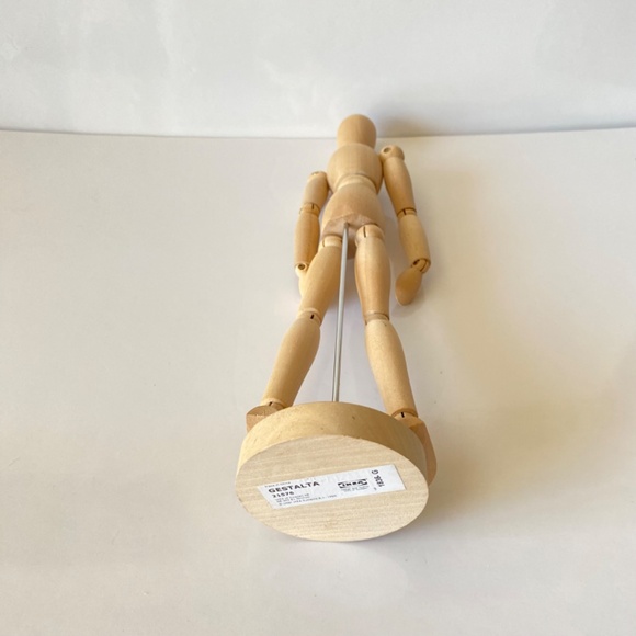 Posable Mannequin Articulated Wooden Figure by IKEA Vintage - Picture 2 of 6